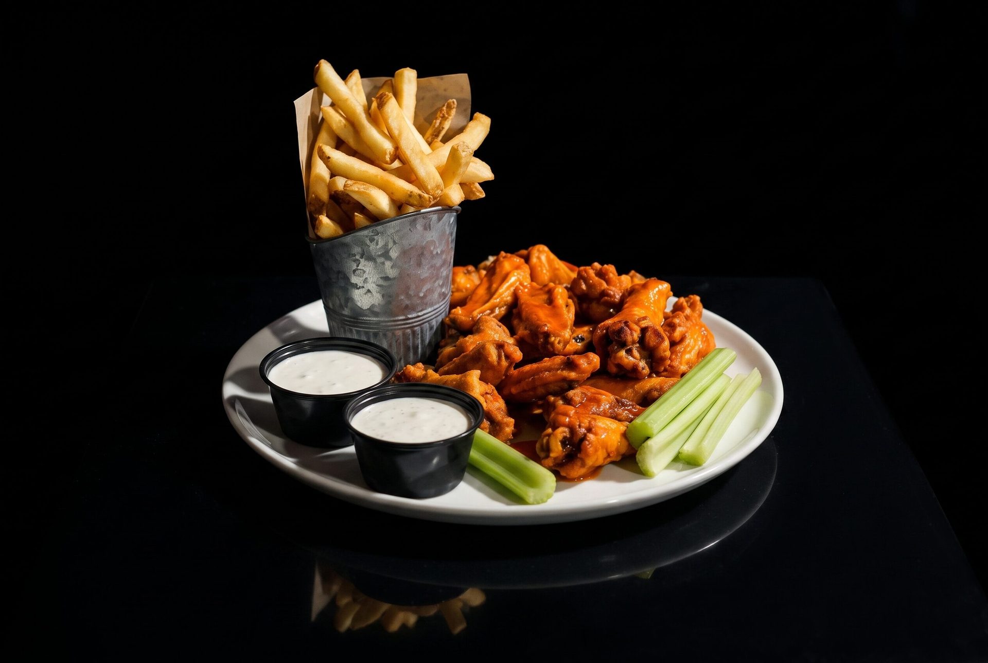 Wings, Pretzels, and That Ranch Dressing