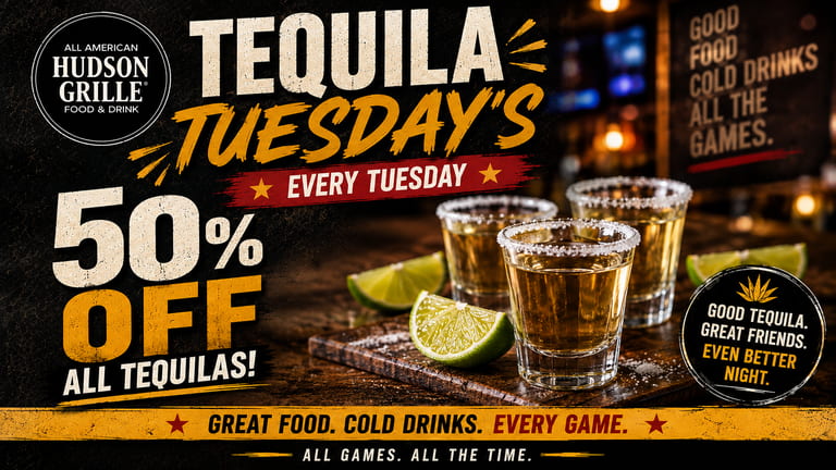 Tequila Tuesdays: 50% Off All Tequilas