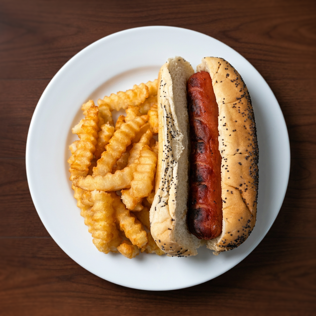 .All-Beef Hot Dog.