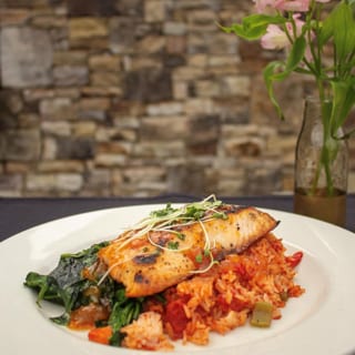 .Apricot-Glazed Salmon