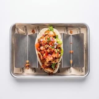 Fried Chicken BLT Taco