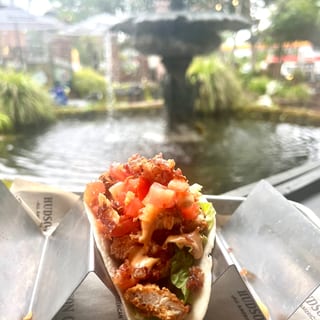 Fried Chicken BLT Taco